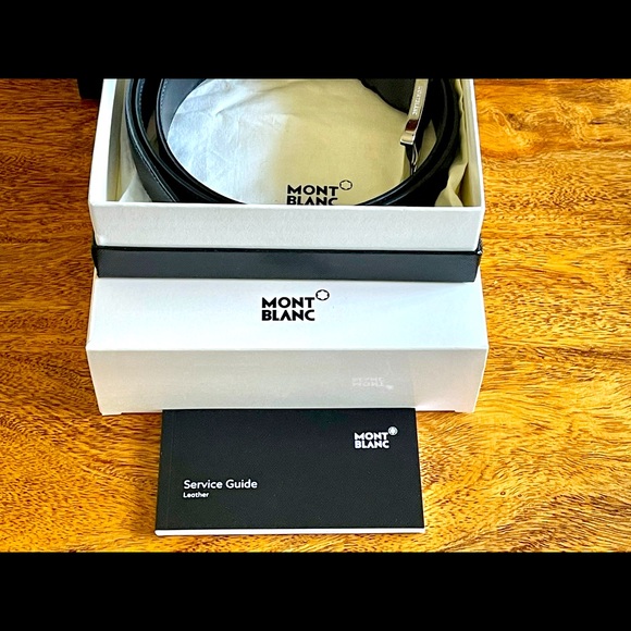 NWT Mont Blanc (Montblanc) authentic genuine belt - Picture 1 of 7